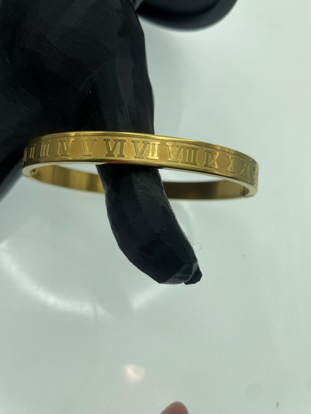 Roman Numeral Bangle Bracelet - Picture 5 of 6